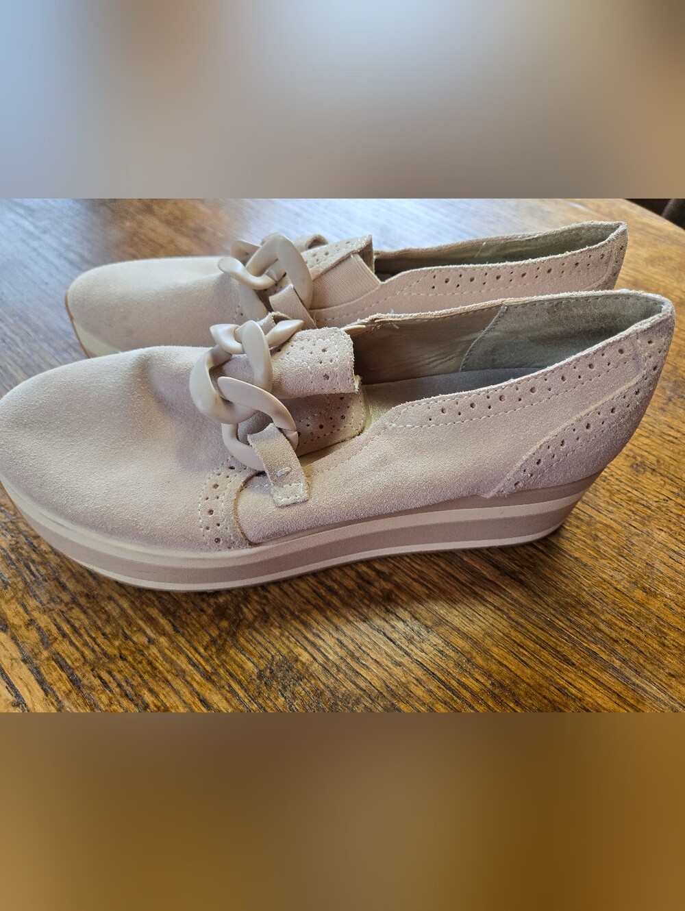 Dolce Vita Women's Jhenee Platform Slip-On Loafer Sneaker Dune Suede. Size 8